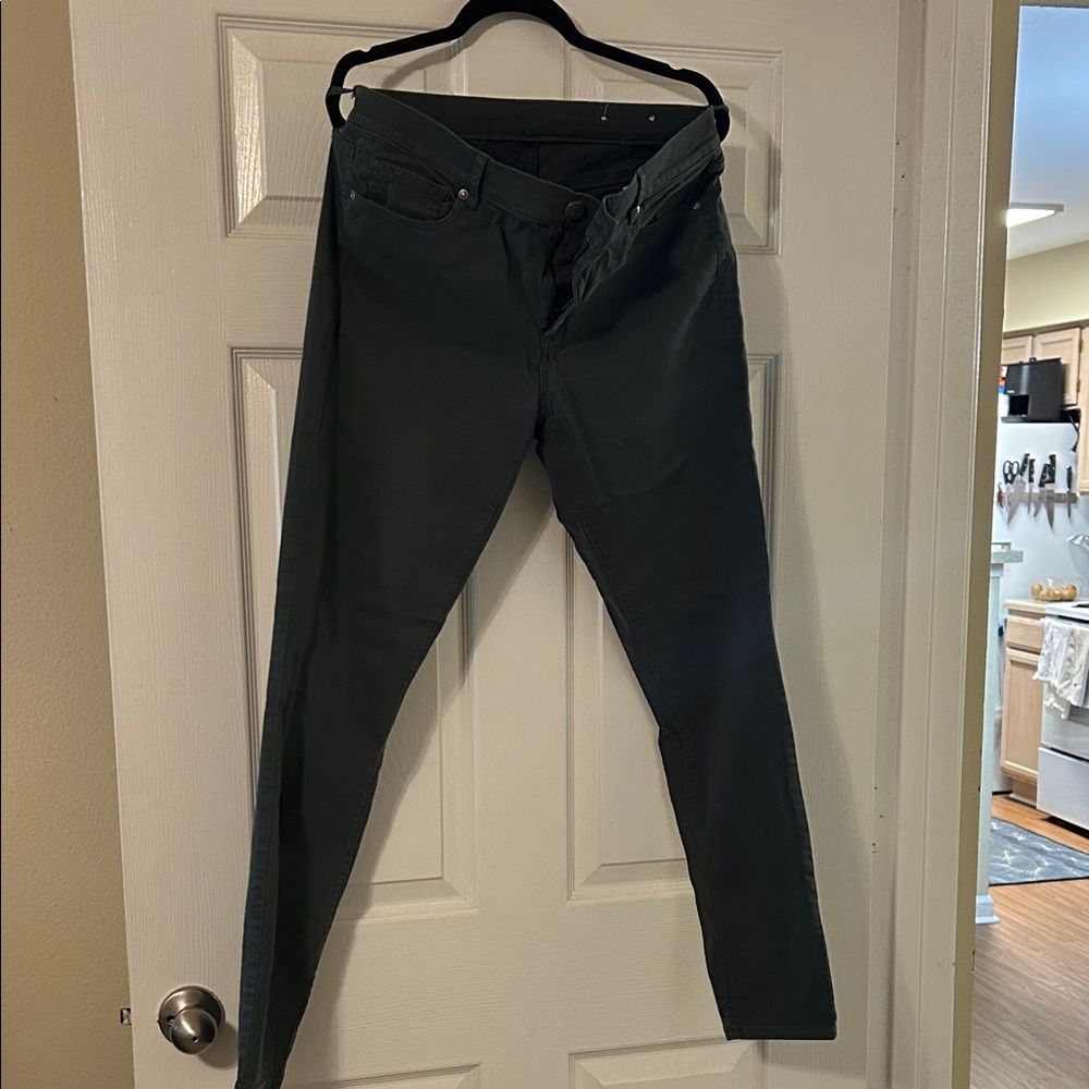 LOFT Dark Gray Trousers